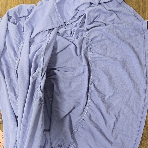 Anthropologie Sundry Tiered Mini Dress Periwinkle Violet - Size 1 (small) - Picture 12 of 14